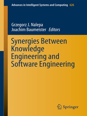 cover image of Synergies Between Knowledge Engineering and Software Engineering
